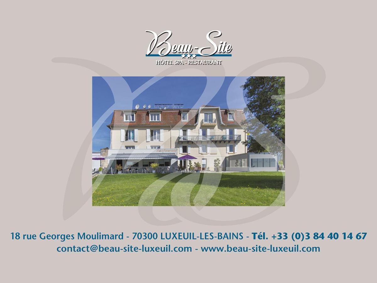Logis Hotel Restaurant Spa Beau Site Ликсей-ле-Бен Экстерьер фото